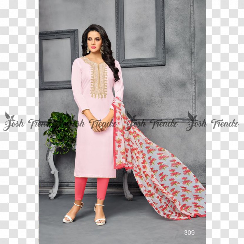 Shalwar Kameez Churidar Georgette Suit Qamis - Gown Transparent PNG