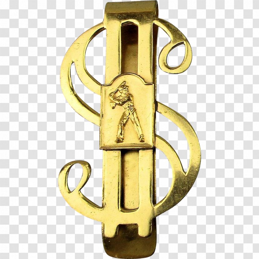 01504 Symbol - Metal - Gold Dollar Sign Transparent PNG