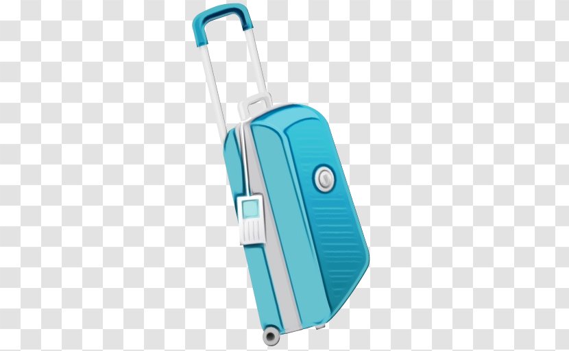 Summer Blue Background - Turquoise - Wheel Baggage Transparent PNG
