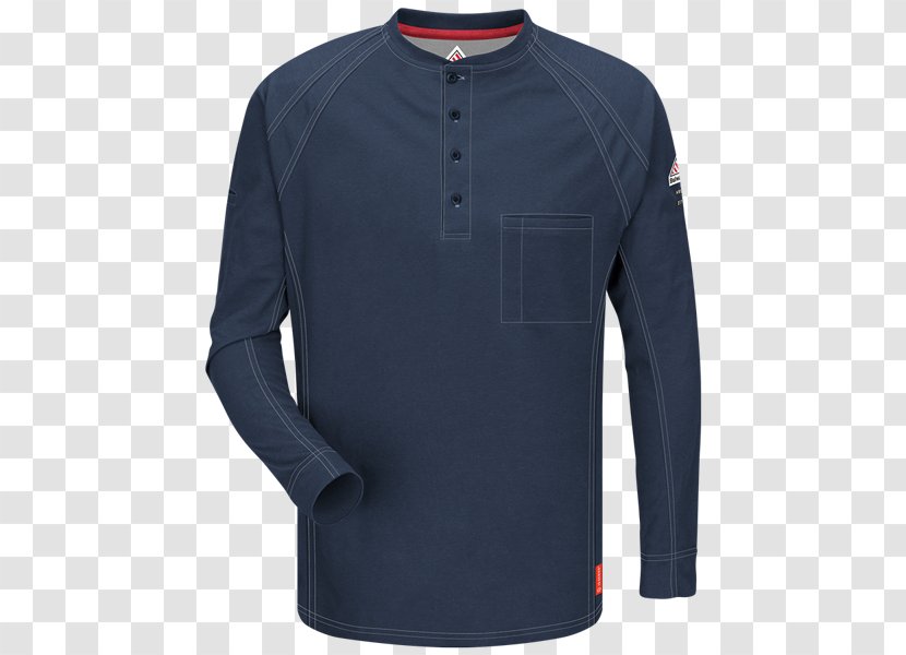 Long-sleeved T-shirt Hoodie Henley Shirt - Zipper Transparent PNG