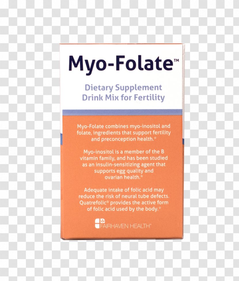 Dietary Supplement Inositol Folate Vitamin Fertilaid - Pregnancy Transparent PNG
