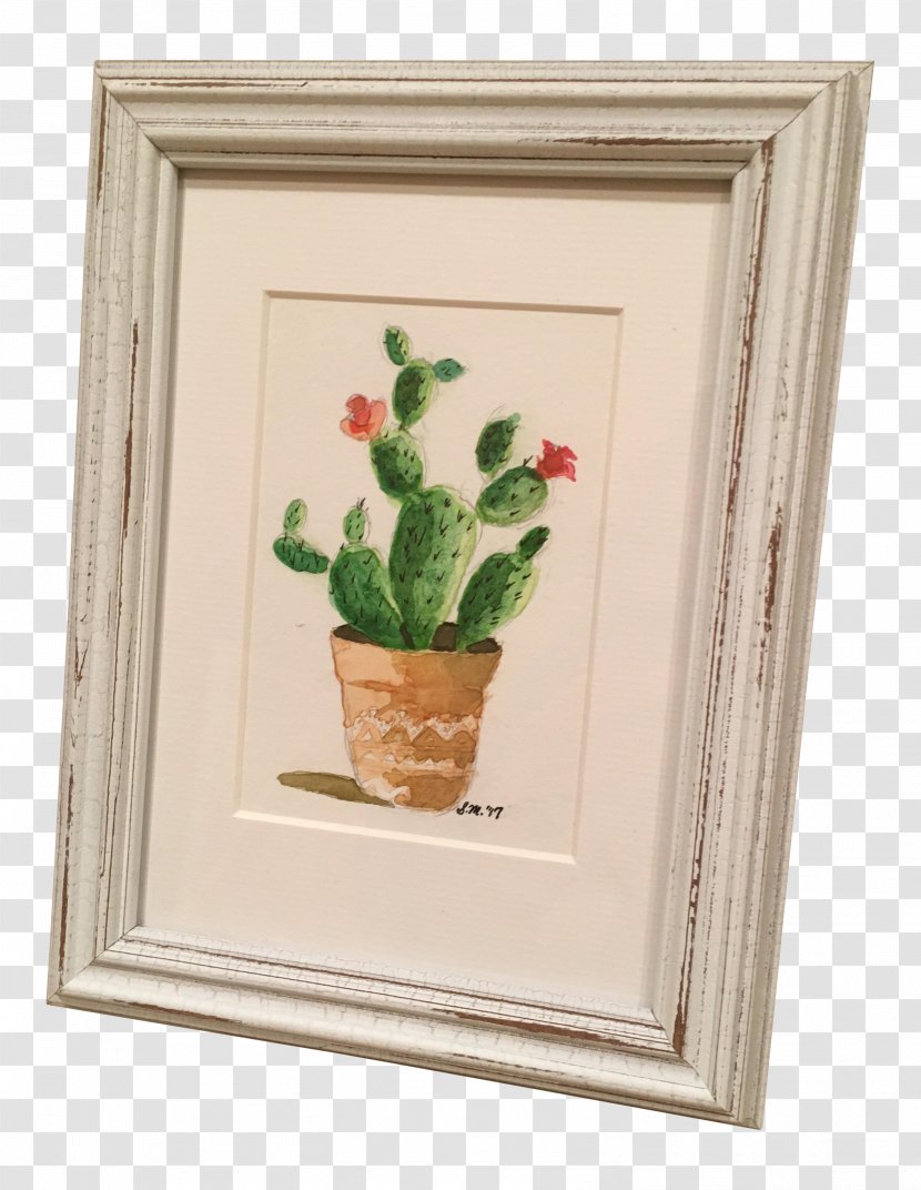 Flowerpot Vase Picture Frames Plant - Succulent Watercolor Transparent PNG