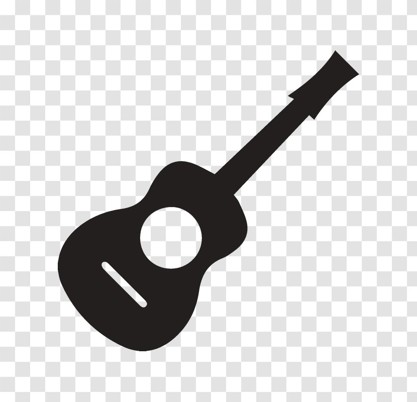 Electric Guitar String Acoustic - Silhouette Transparent PNG