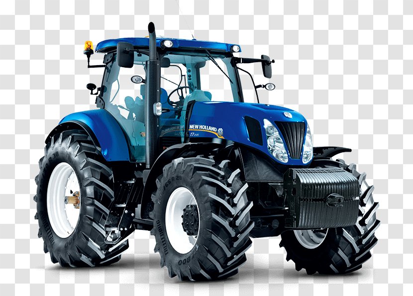 New Holland Agriculture Tractor CNH Global Combine Harvester - Tire - Celery Transparent PNG