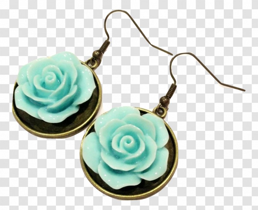Turquoise Earring Body Jewellery - Jewelry - Blue Peony Transparent PNG