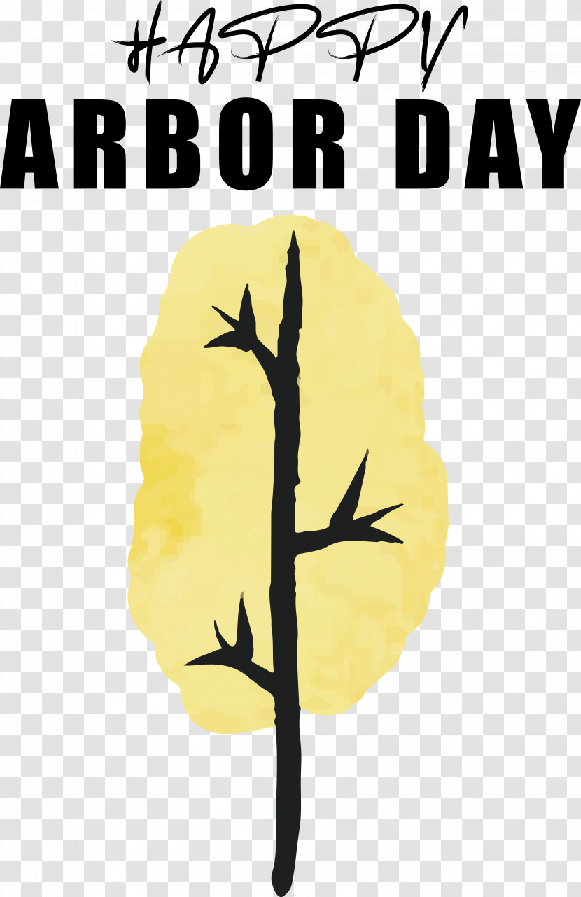 Leaf Font Yellow Tree Flower Transparent PNG
