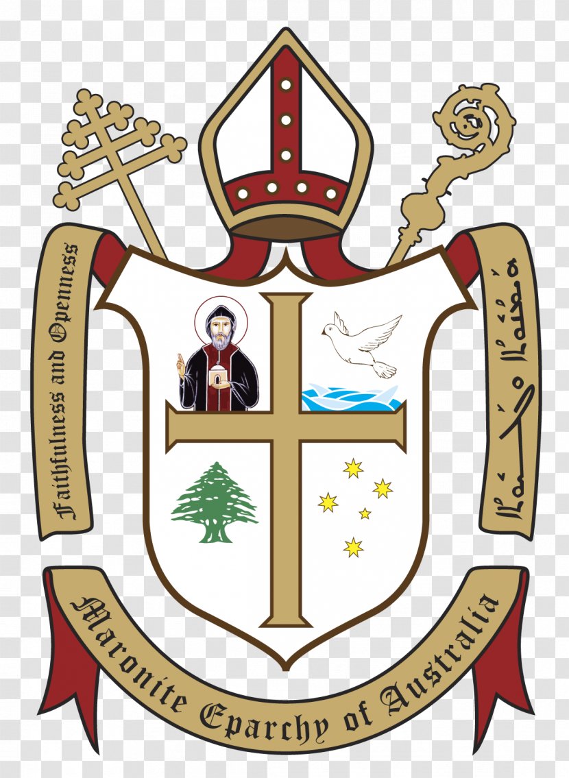 Maronite Catholic Eparchy Of Saint Maron Sydney St Maronites Church Catholicism - Crest Transparent PNG