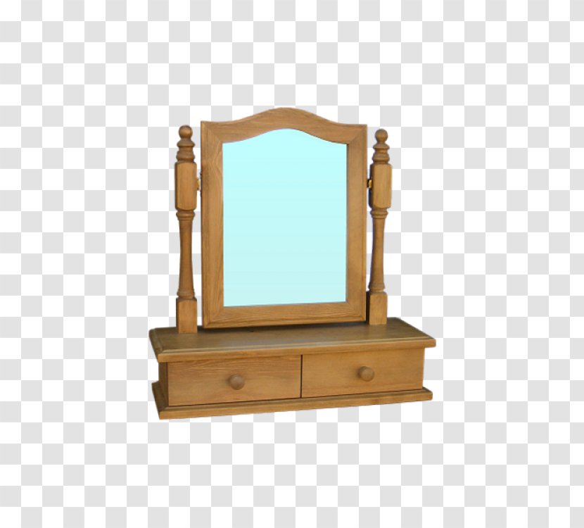 Table Mirror Drawer Furniture Lowboy Transparent PNG