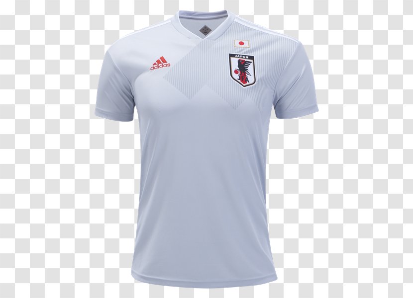 2018 World Cup Japan National Football Team T-shirt Jersey - At The Fifa Transparent PNG