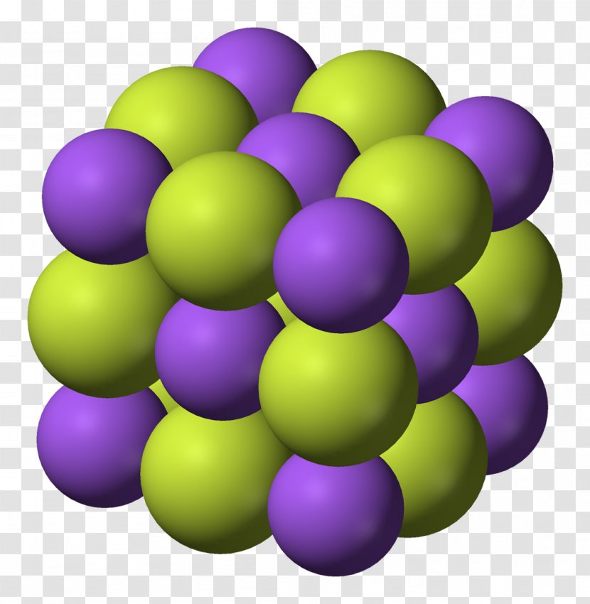 Sodium Fluoride Potassium Chloride - Ball - 3d Transparent PNG
