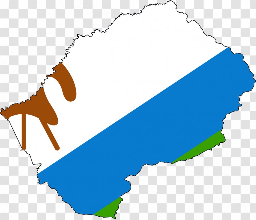 Flag Of Lesotho 2014 Political Crisis Clip Art Transparent PNG