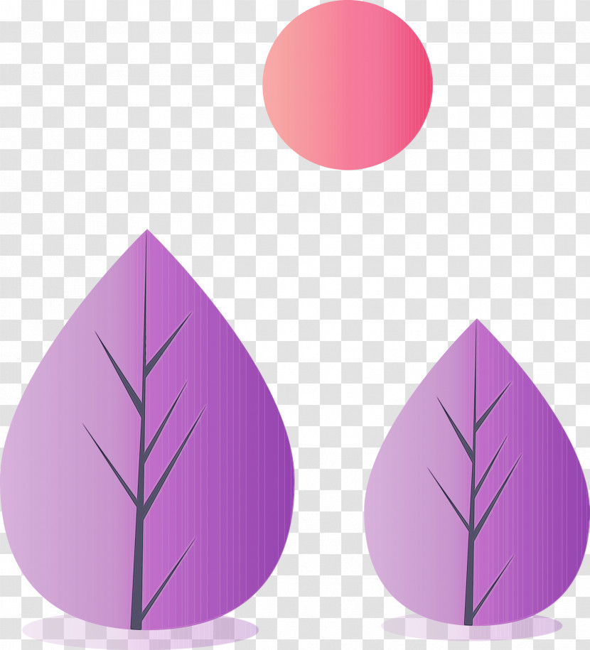 Leaf Purple Violet Lilac Magenta Transparent PNG