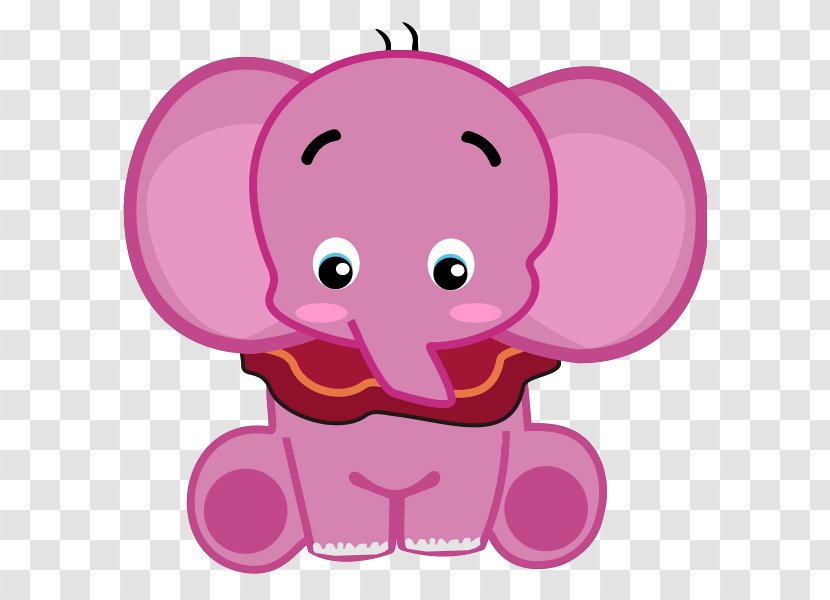Elephantidae Seeing Pink Elephants Clip Art - Watercolor - Cartoon Baby Elephant Images Transparent PNG