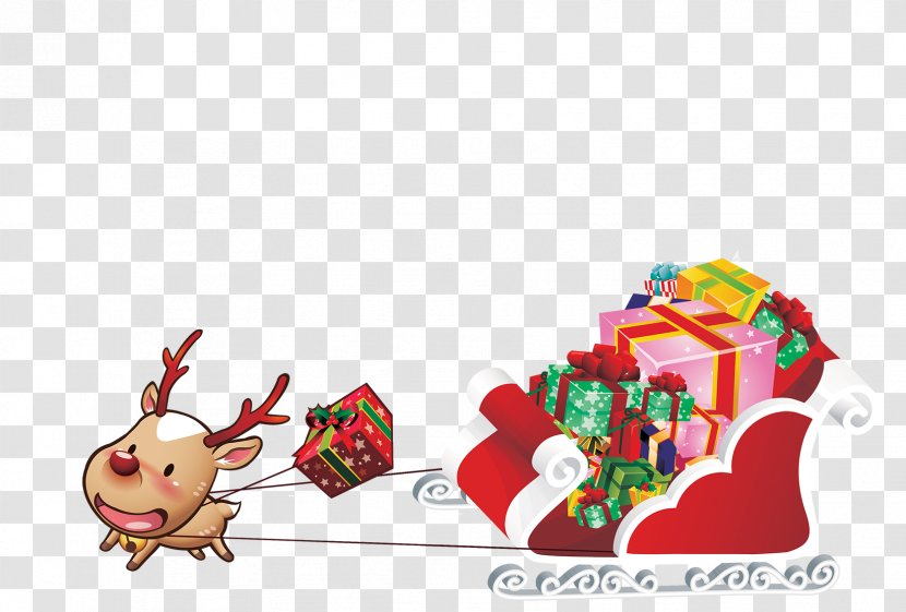 Santa Claus Christmas Sled - Santas Slay - Winter Engage In Promotional Activities Transparent PNG