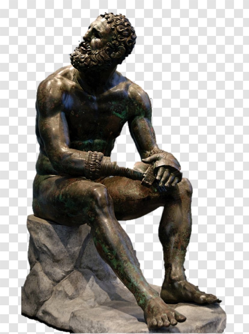 Boxer At Rest Palazzo Massimo Alle Terme Ancient Greece National Roman Museum Hellenistic Period - Boxing Transparent PNG