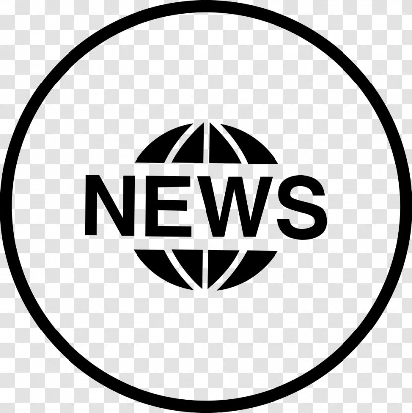 Logo Newspaper Journalist Journalism - Black And White Transparent PNG