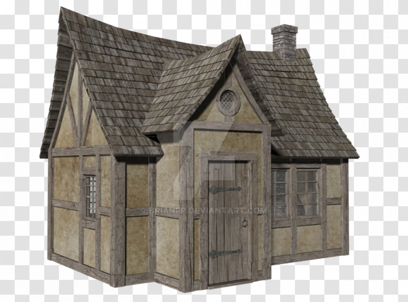 Hut Middle Ages House Roof Facade Transparent PNG