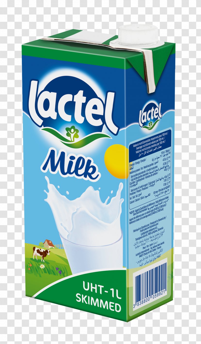 Skimmed Milk Cream Ultra-high-temperature Processing Lactel - Esl Transparent PNG
