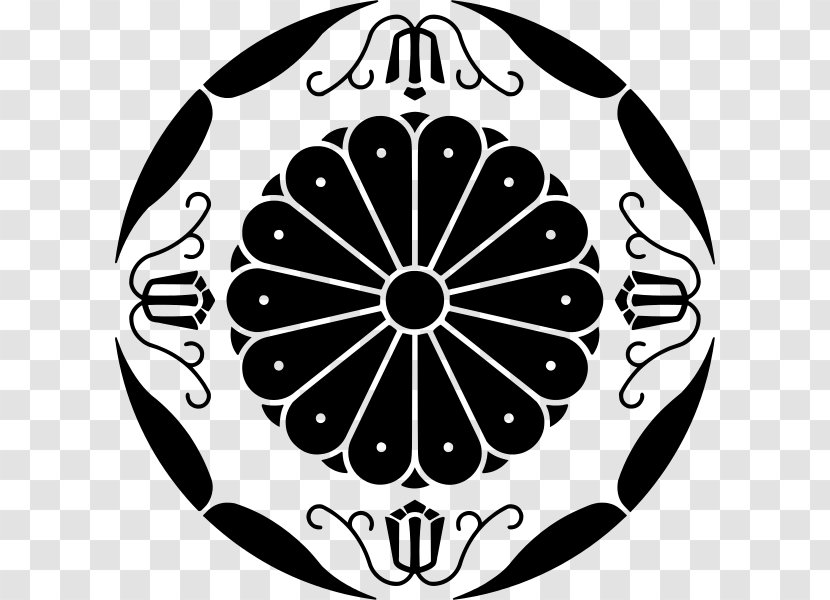 Japan Mon Lambang Bunga Seruni Symbol Coat Of Arms - Flower Transparent PNG