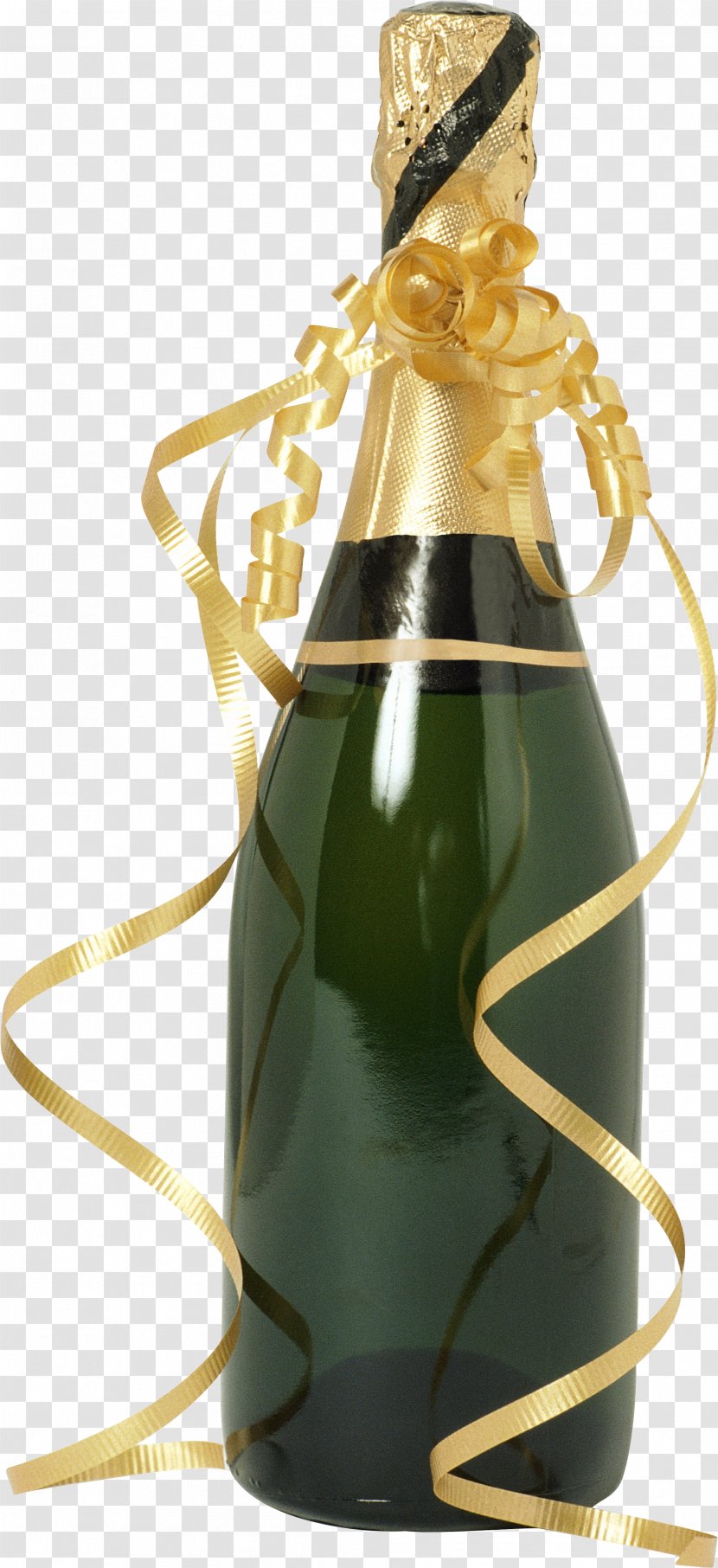 Champagne Wine Bottle - Glass Transparent PNG