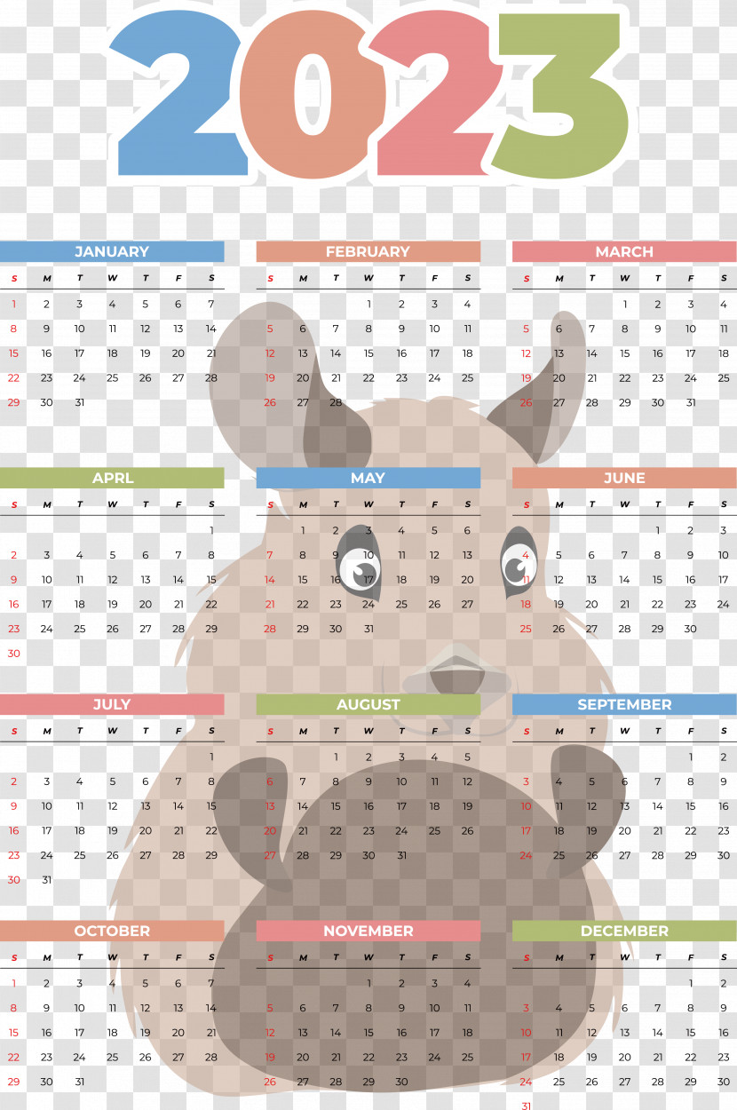 Calendar 2023 Almanac June Holiday Transparent PNG