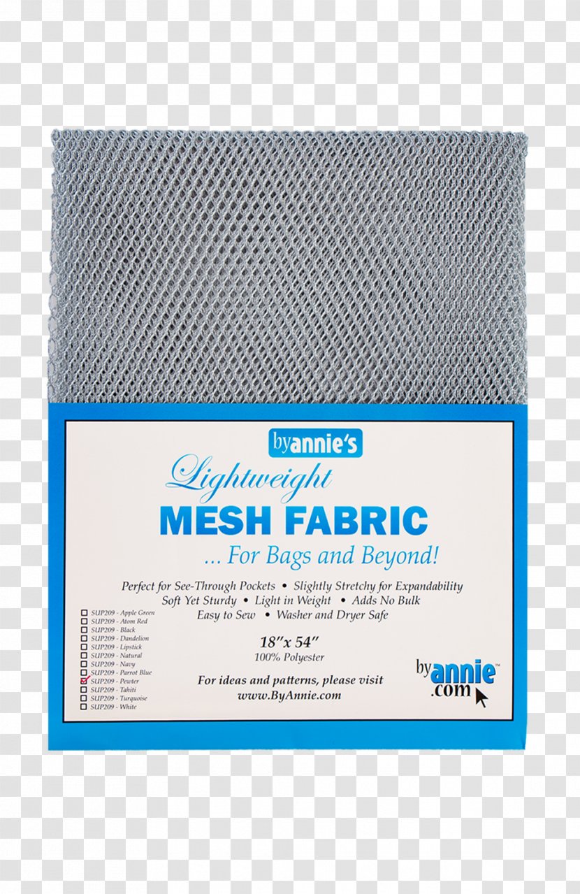 Notions Textile Mesh Sewing Bag - Material Transparent PNG