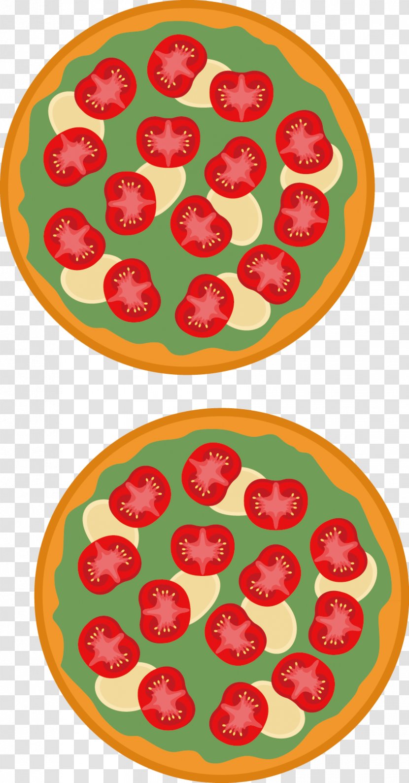 Pizza Hamburger La Cerollera Food Buffalo Mozzarella - Dish - Vector Transparent PNG