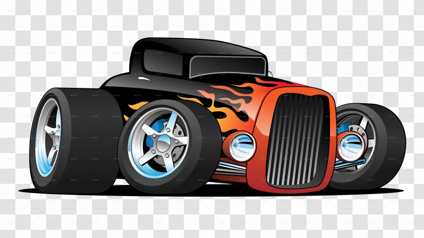 Hot Rod Car Vector Graphics Royalty-free Illustration - Bumper Transparent PNG