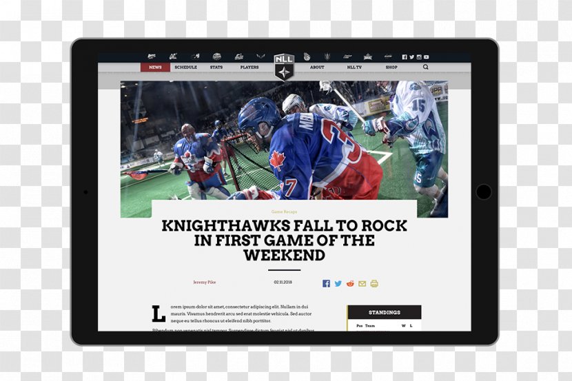 National Lacrosse League Sport Display Advertising Brand - Carousel Arrow Transparent PNG