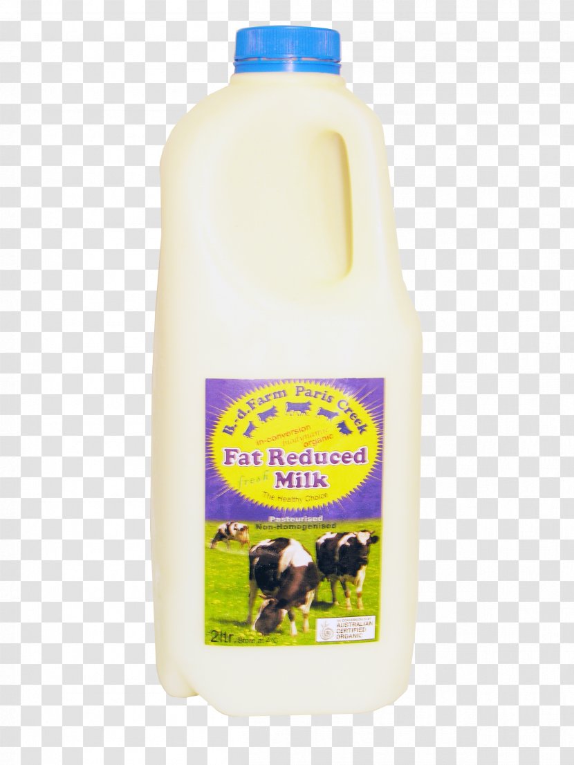 Milk Dairy Products B.-d. Farm Paris Creek PTY LTD Cream Organic Food - Liquid - Pail Transparent PNG