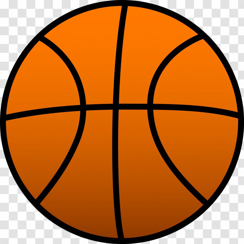 Basketball Court Clip Art - Orange Transparent PNG