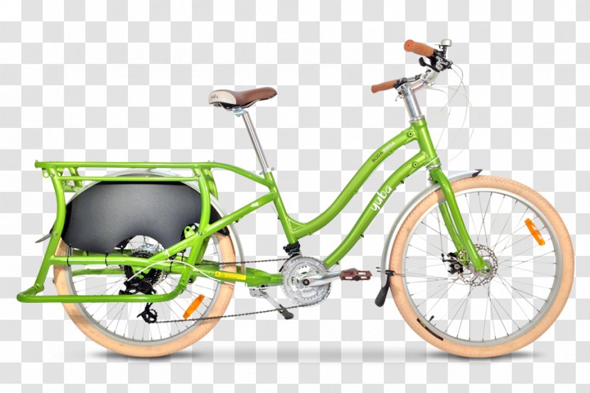 Yuba Boda V3 Step-Through Cargo Bike Freight Bicycle BionX Transparent PNG
