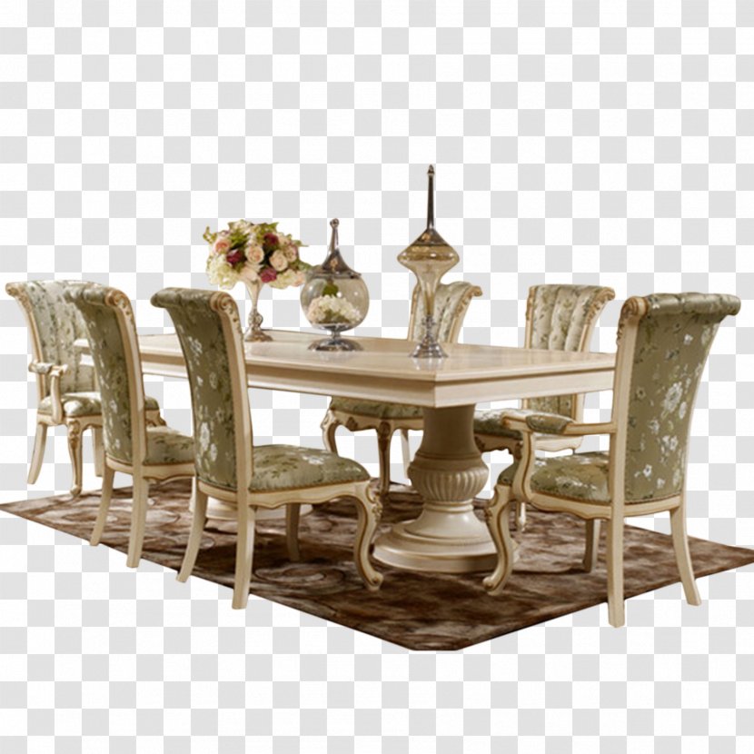 Table Furniture Dining Room Matbord Chair Transparent PNG