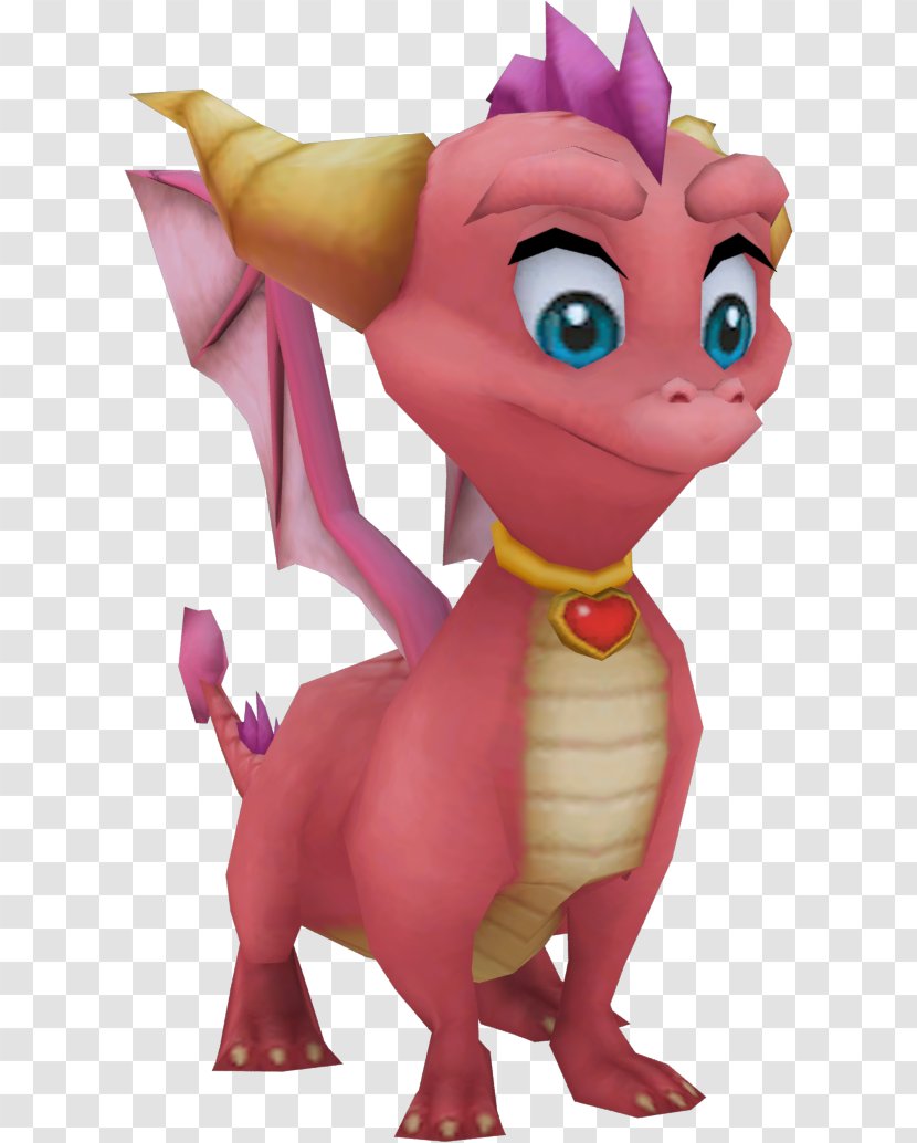Spyro: A Hero's Tail Spyro The Dragon PlayStation 2 2: Ripto's Rage! Legend Of New Beginning - Playstation 3 - Pink Transparent PNG
