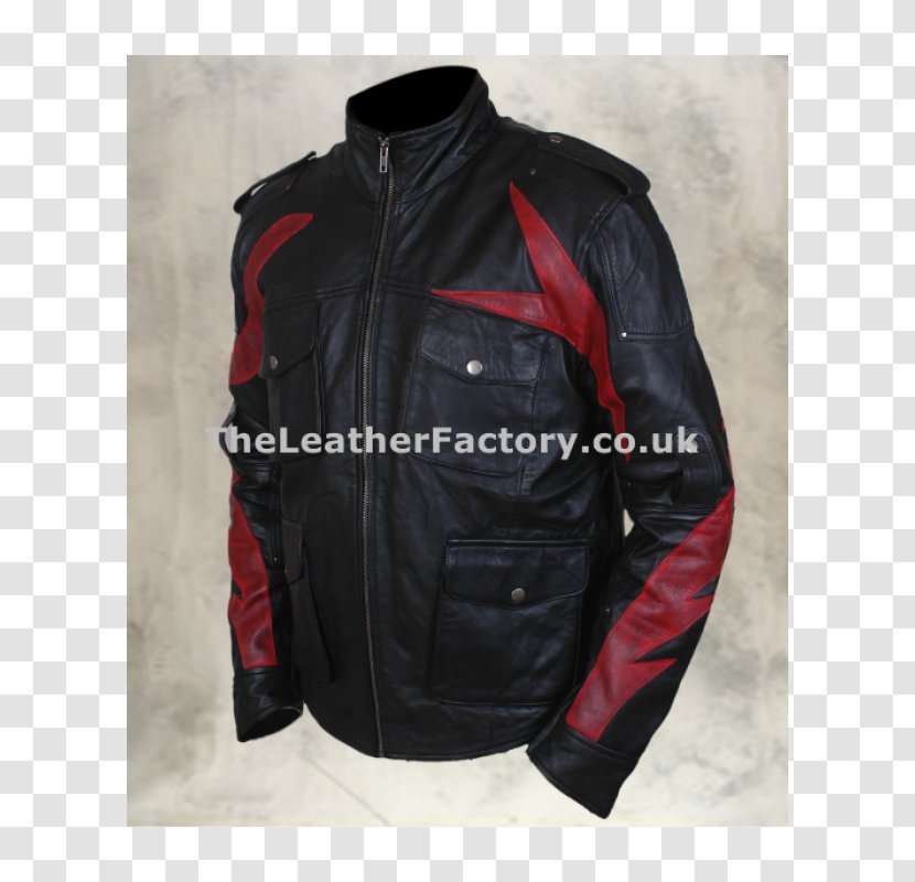 Leather Jacket Prototype 2 Alex Mercer - Motorcycle Protective Clothing Transparent PNG