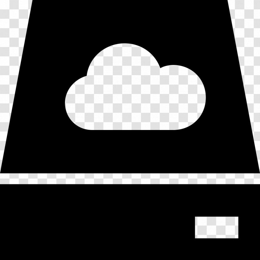 Cloud Storage Computing Computer Data - Black - A Bank Of Clouds Transparent PNG