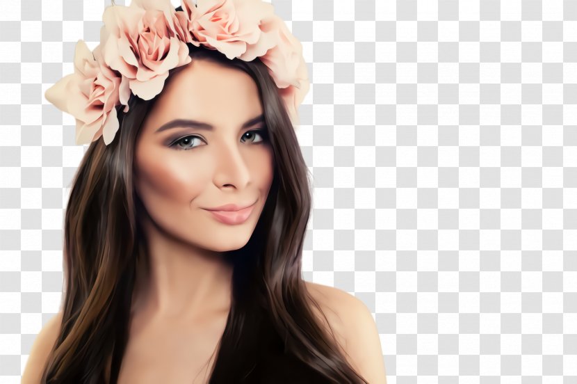Hair Face Headpiece Skin Hairstyle - Head Forehead Transparent PNG