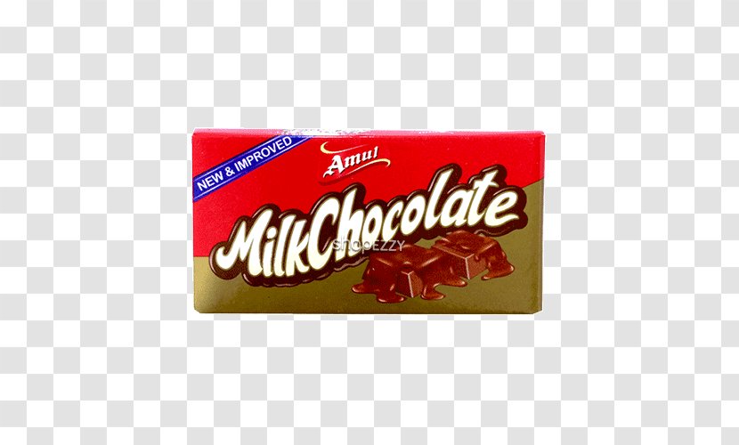 Milk Chocolate Bar Amul Candy - Wafer Transparent PNG