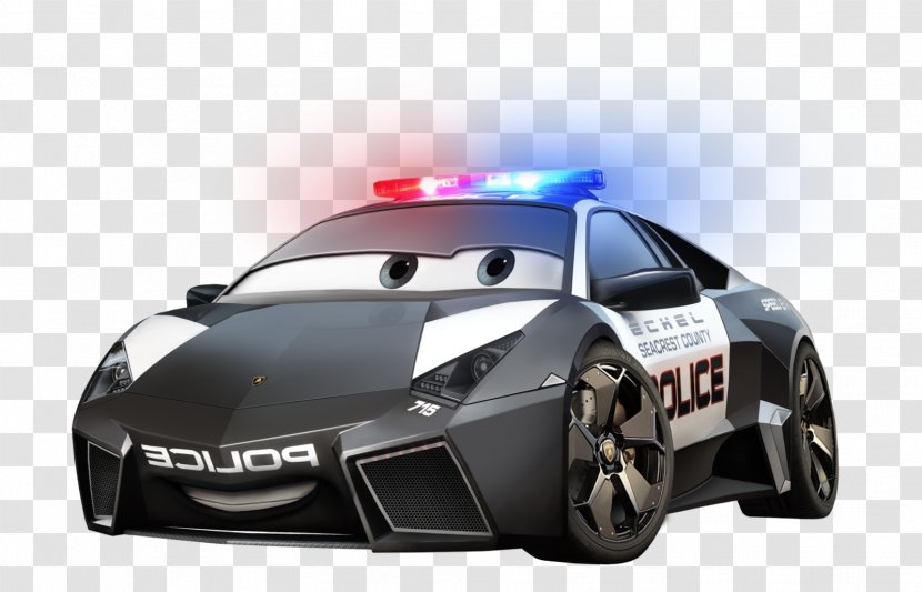 Lightning McQueen Cars Pixar Character Film - Vehicle - Police Car Transparent PNG