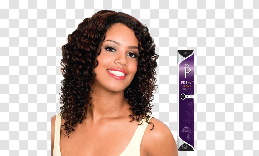 Wig - Black Hair - Ripple Lace Transparent PNG
