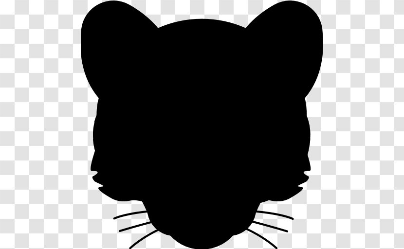 Snout Clip Art Silhouette Whiskers Black M Transparent PNG