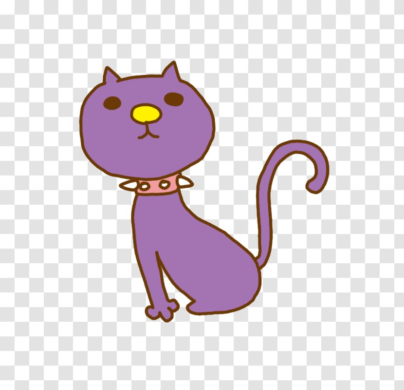 Whiskers Kitten Marriage Domestic Short-haired Cat Tabby - Purple - Catwork Transparent PNG
