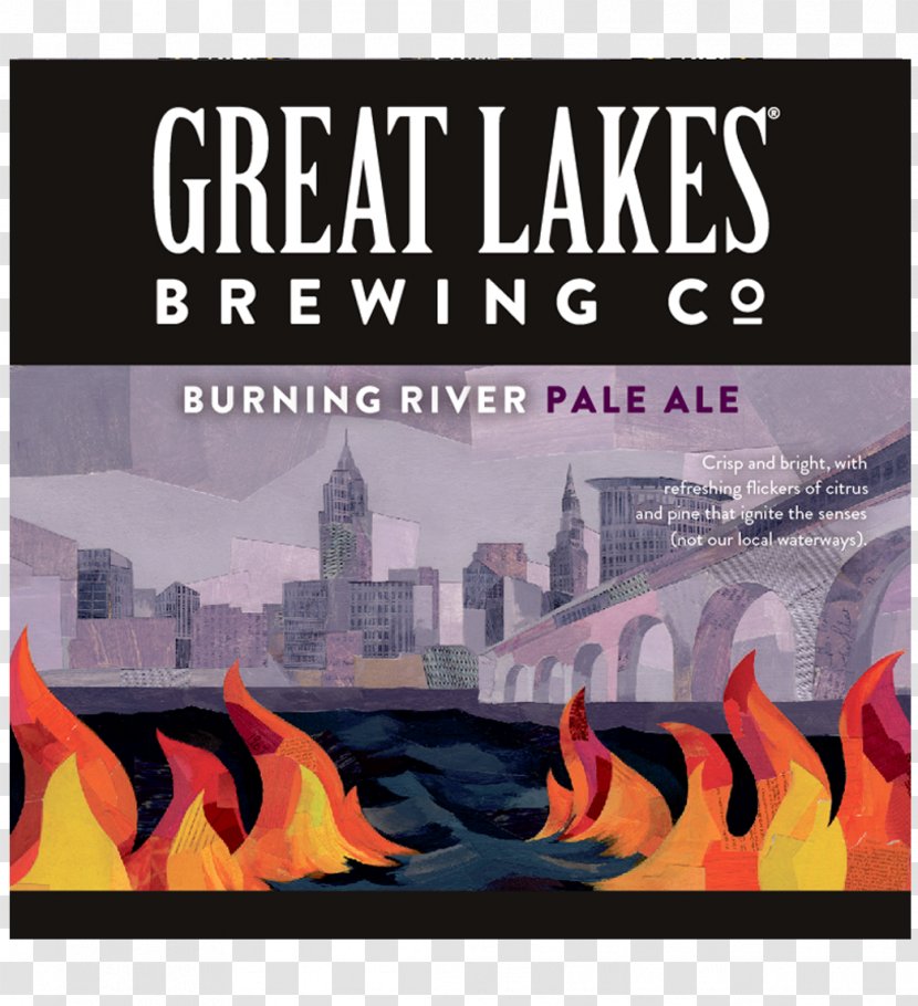 Great Lakes Brewing Company Irish Red Ale Beer Cocktail - Burning Transparent PNG