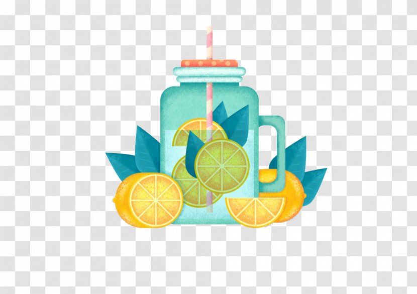 Lemonade Tutorial Illustration - Drink - Refreshing Lemon Juice Transparent PNG