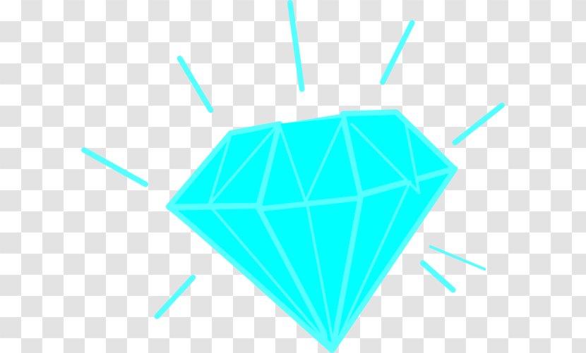 Blue Diamond Clip Art - Triangle - Karrem Vector Transparent PNG