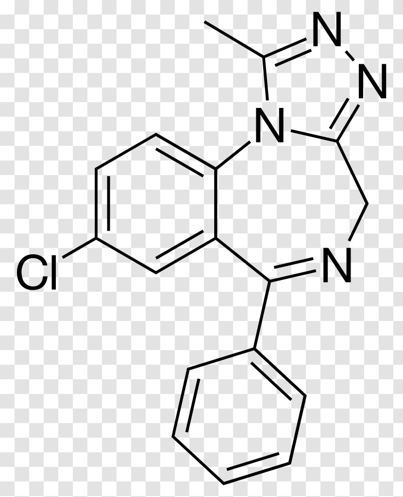 Alprazolam Triazolobenzodiazepine Anxiolytic Triazolam - Flunitrazepam - Potential Differense Transparent PNG