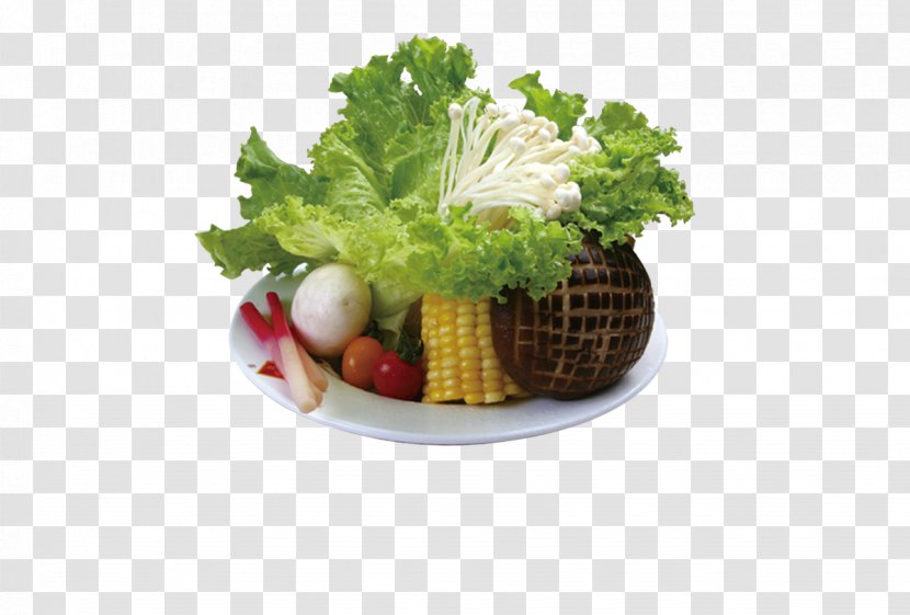 Leaf Vegetable Hot Pot Fruit Salad - Recipe - Mushroom Platter Transparent PNG