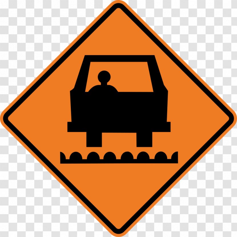 Traffic Sign Roadworks Lane - Road Transparent PNG