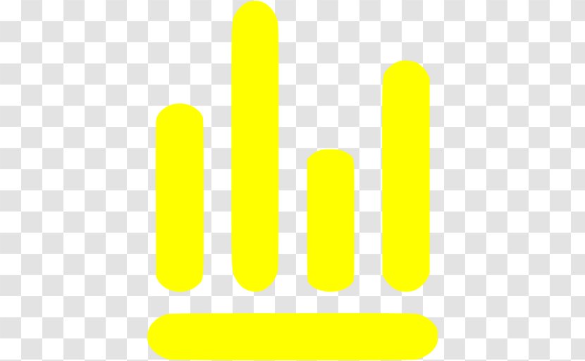 Logo Brand Font - Yellow - Bar Chart Transparent PNG
