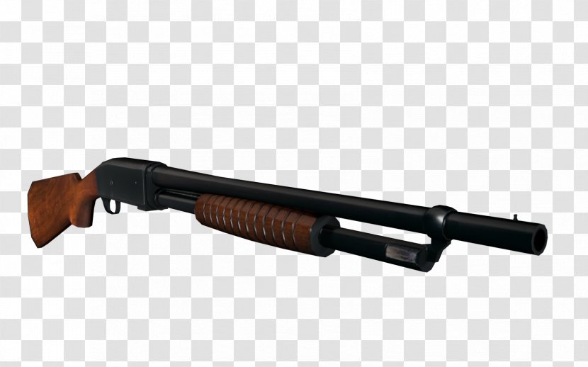 Airsoft Guns Remington Model 10 Firearm Weapon Shotgun - Silhouette Transparent PNG
